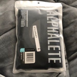 Alphalete Black Oversized Crop Top
